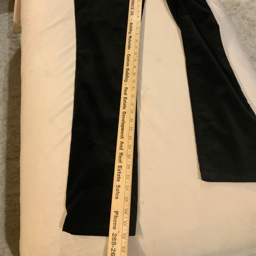 Talbots Black 6 Velvet Straight Leg Heritage Fit Holiday Date Cocktail Alpine